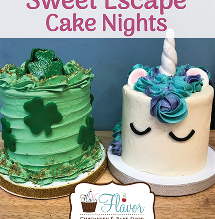 Sign Up Now for our March Sweet Escape Cake Nights!